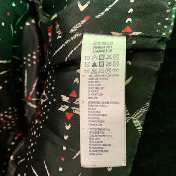 Genuine SUEDE BOMBER JACKET With zipper - Picture 9 of 10